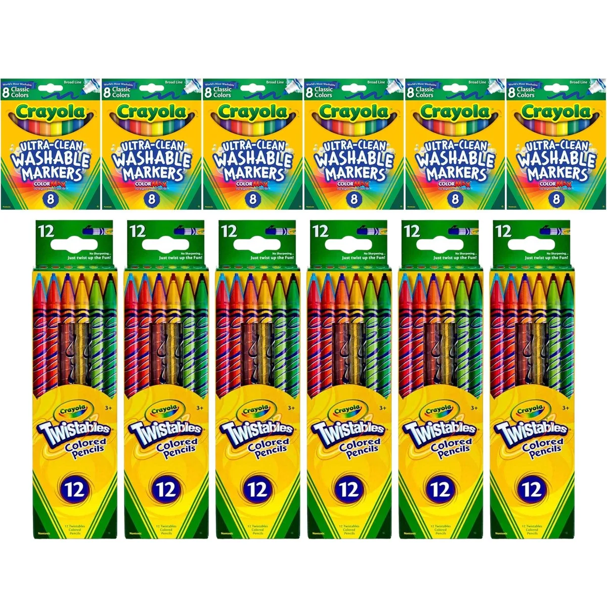 Crayola Crayola SP-53663119114558 illustration set 48 markers 72 pencils 120 pieces — product photo