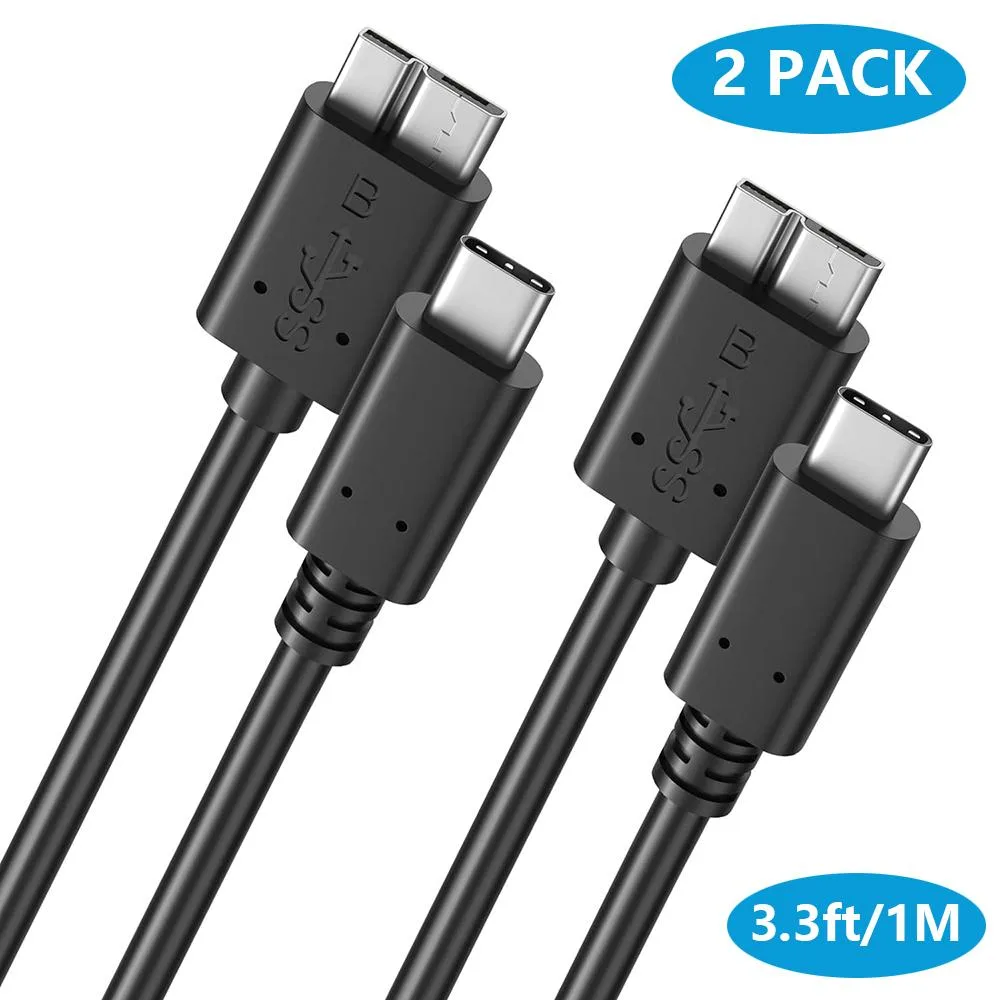 Hitoor Hitoor USB C to Micro B Cable 3.3ft 2 Pack 5Gbps — product photo