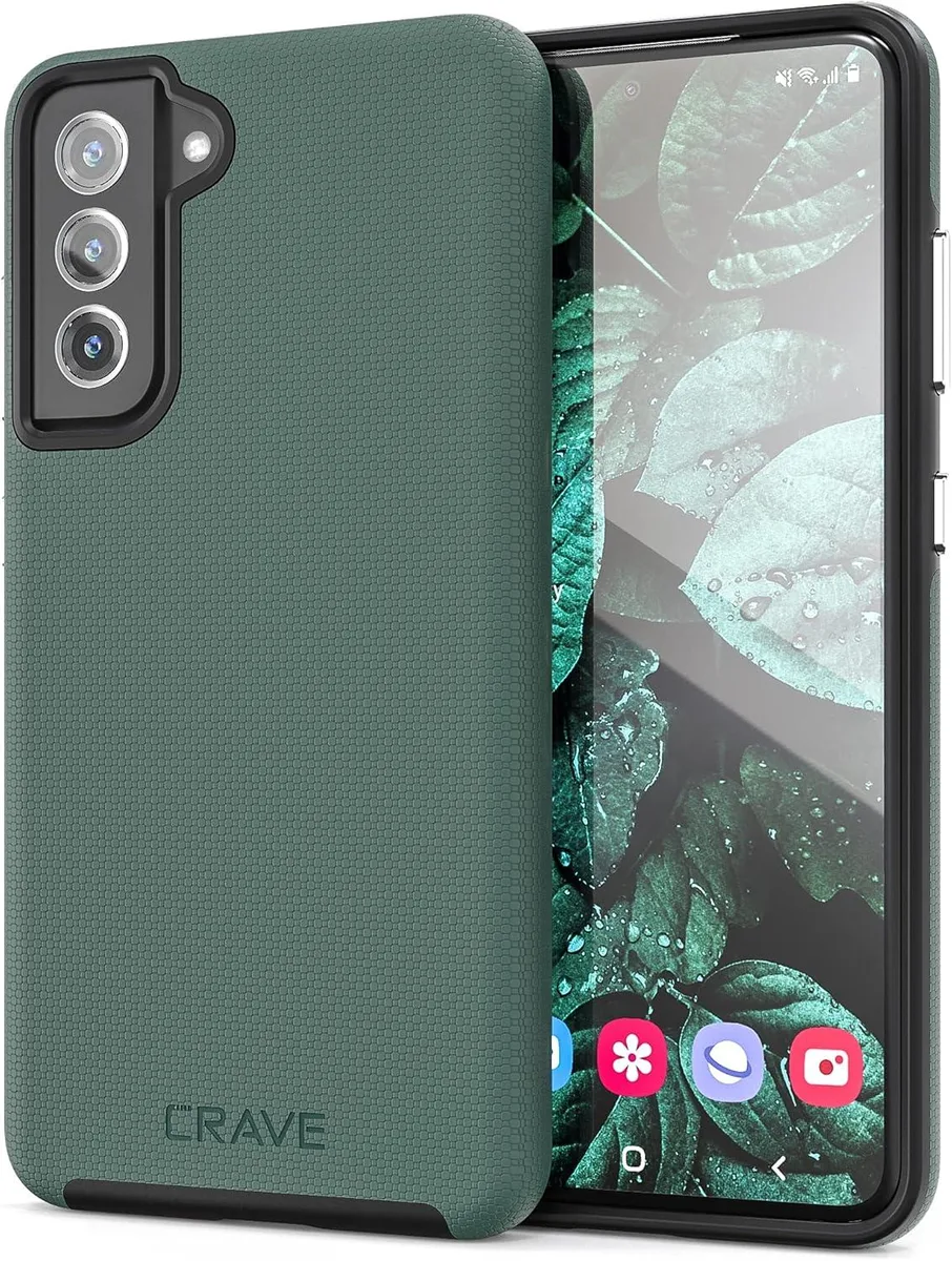 TAURKENAM TAURKENAM Dual Guard Case Samsung Galaxy S21 FE Forest Green — product photo
