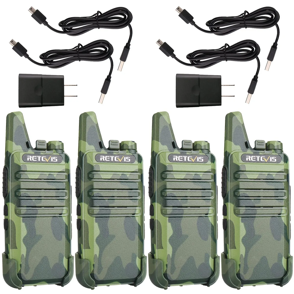 KEHIPI KEHIPI RT22 Two-Way Radio 4 Pack Camouflage — product photo
