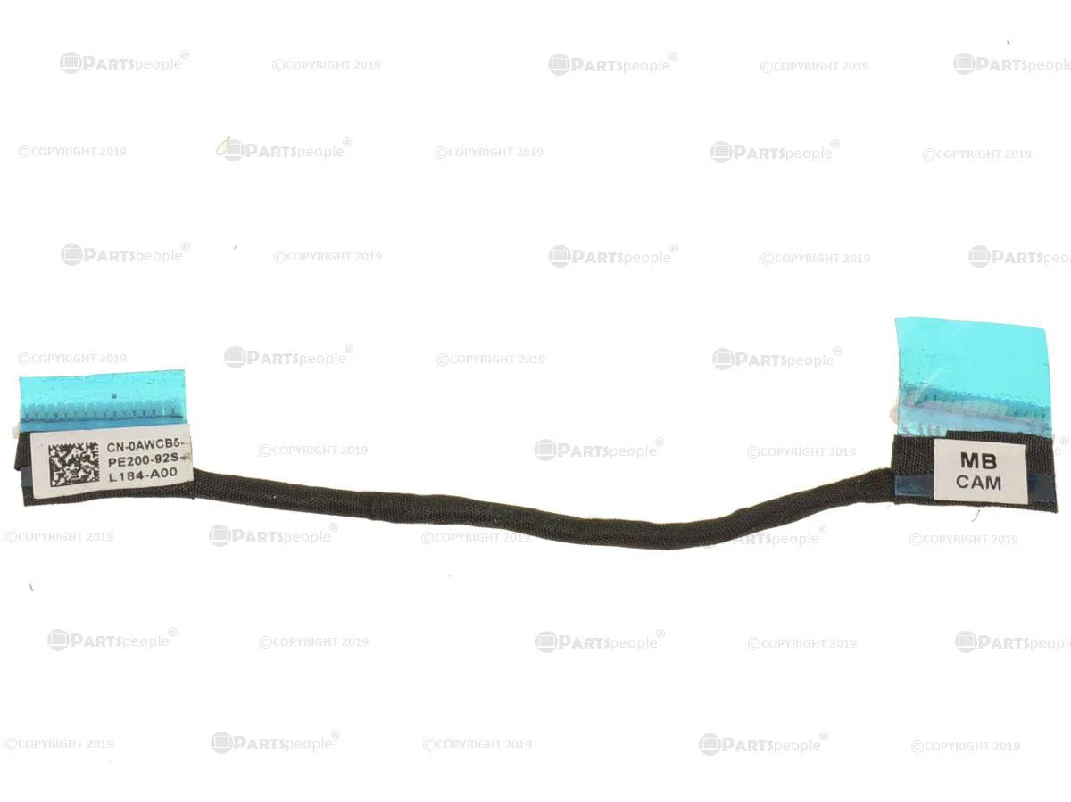 Genuine Dell OEM lower webcam junction cable for Alienware m15