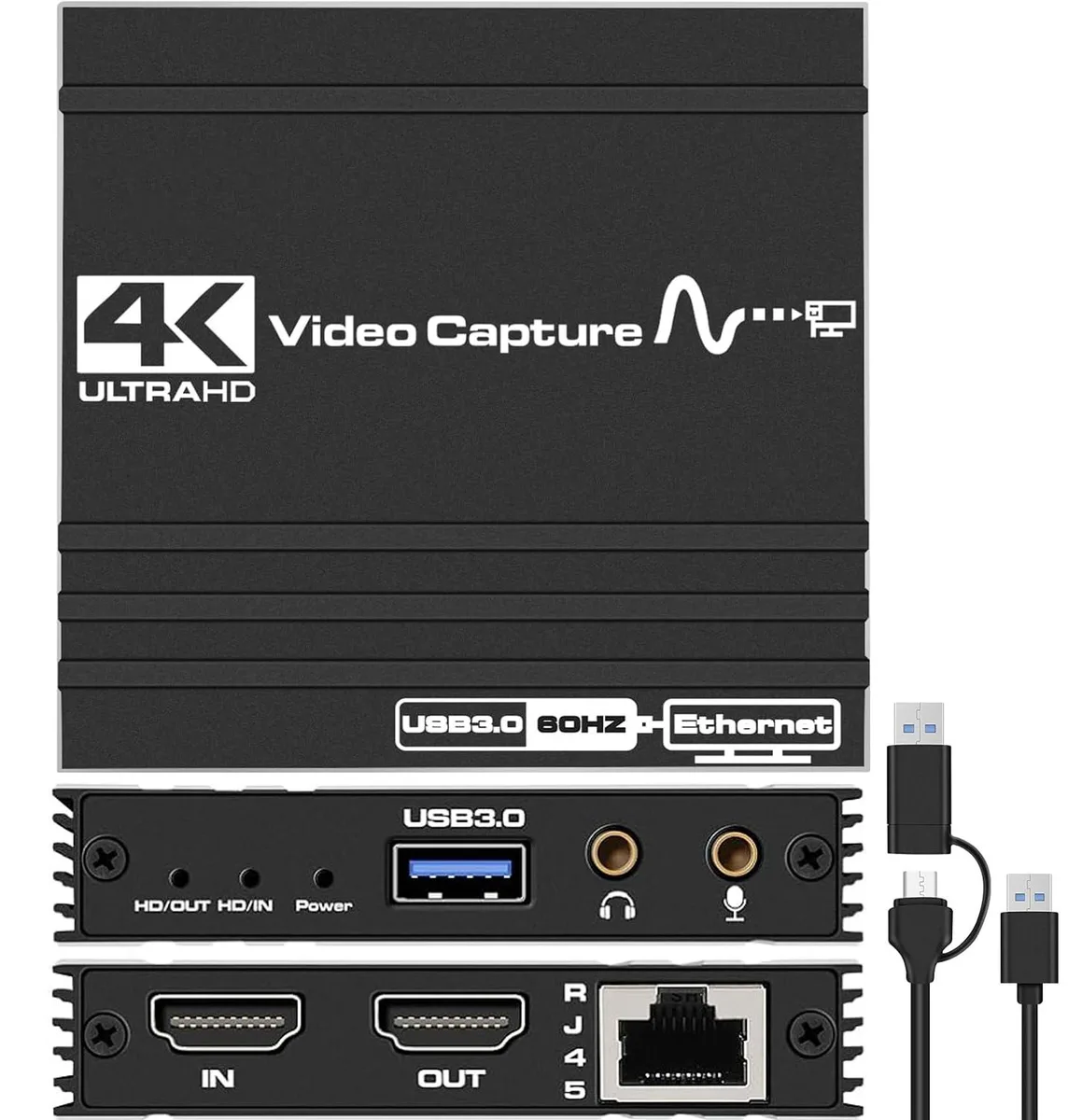 Jansicotek Jansicotek OZC9 4K 60Hz USB 3.0/USB-C Video Capturing Device — product photo