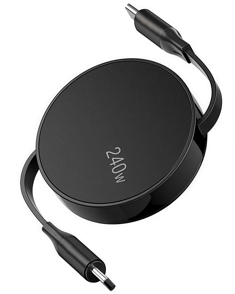 Mobee Mobee 240W USB-C Retractable Cable 13/23/32/40 in — product photo