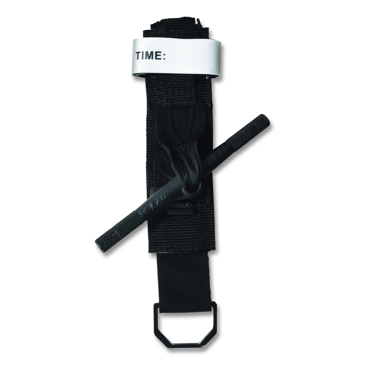 First Aid Only 91160 windlass tourniquet, black nylon strap with buckle and rod