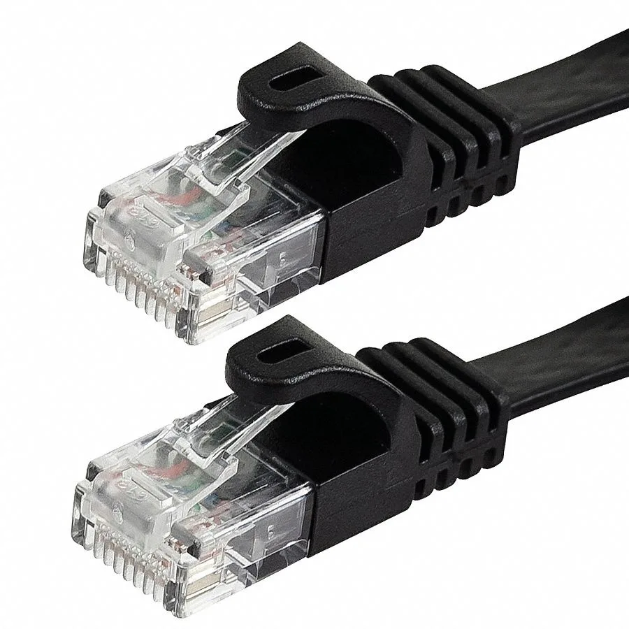 Monoprice Inc. Monoprice Inc. 9549 network ethernet cable 7 ft black Cat5e 350MHz 24AWG UTP — product photo
