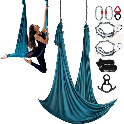 VEVOR VEVOR Aerial Yoga Hammock Kit 11 Yards Green 100gsm Nylon 1000 kg — product photo