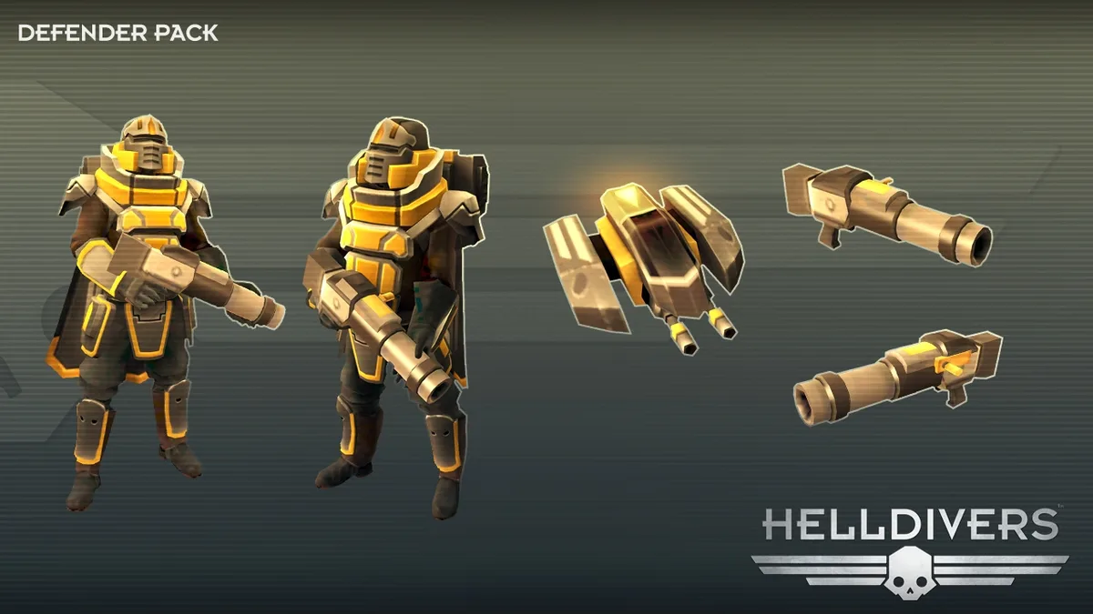 PlayStation PlayStation HELLDIVERS Defenders Pack downloadable game — product photo