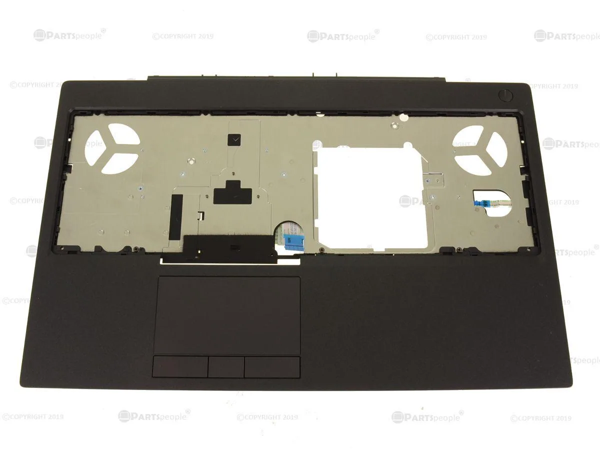 Dell Precision 7540 palmrest assembly with smart card reader and touchpad