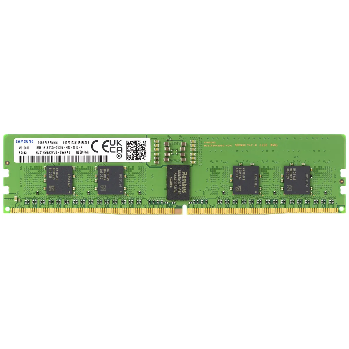 SAMSUNG SAMSUNG M321R2GA3PB0-CWM 16GB DDR5-5600 RDIMM ECC Registered 1Rx8 1.1V server RAM — product photo
