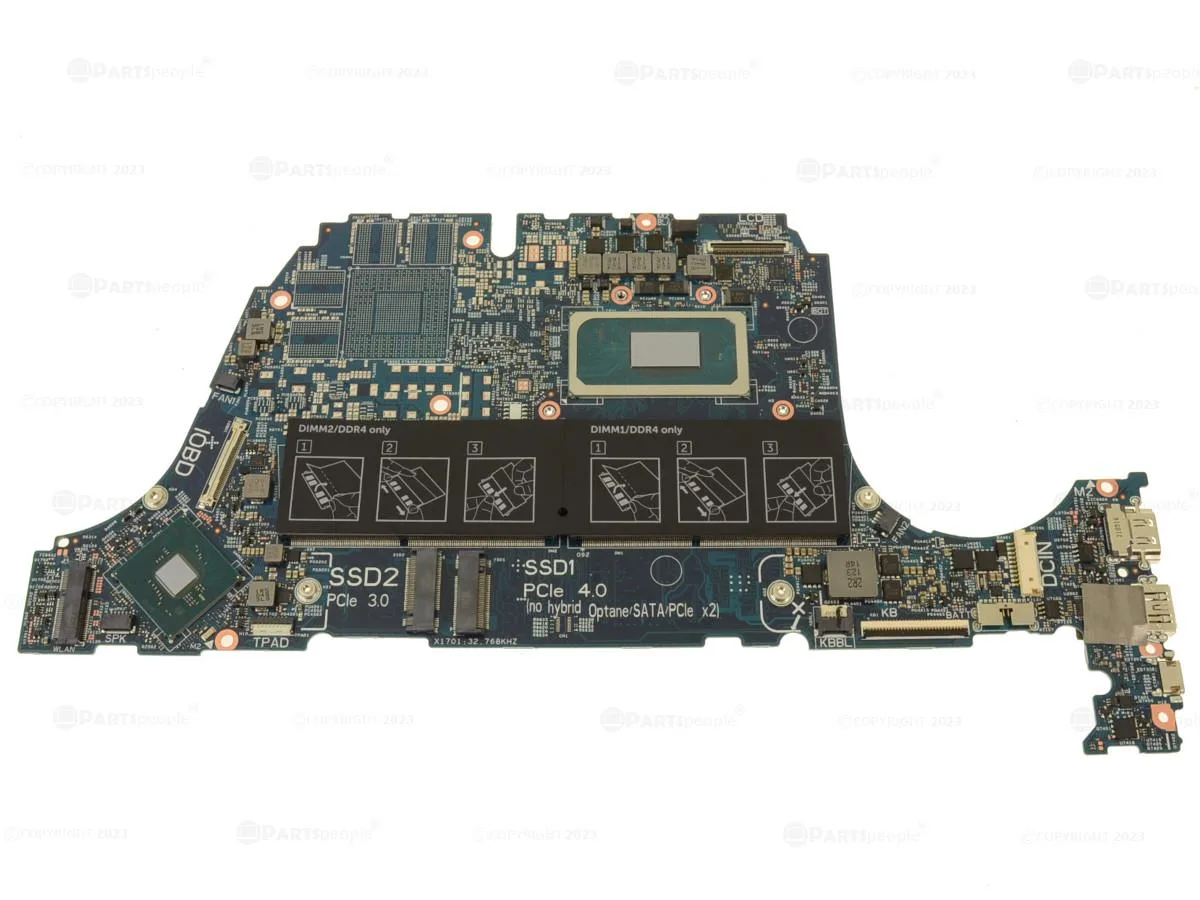 DELL DELL Motherboard PPJ6T i5-11400H 2.7GHz 4.5GHz Turbo — product photo