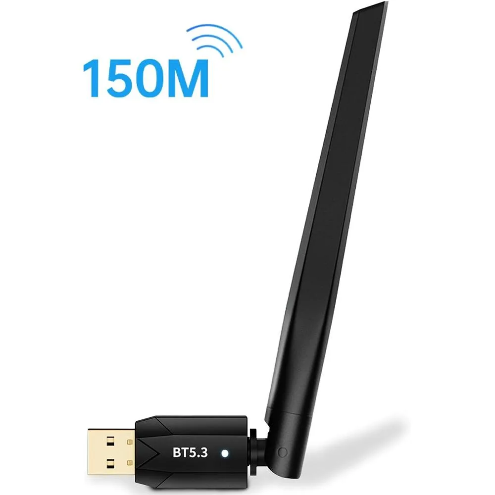IHDAPP IHDAPP Z003#Q2312_B Bluetooth 5.3 adapter 5dBi 150M 7 devices — product photo