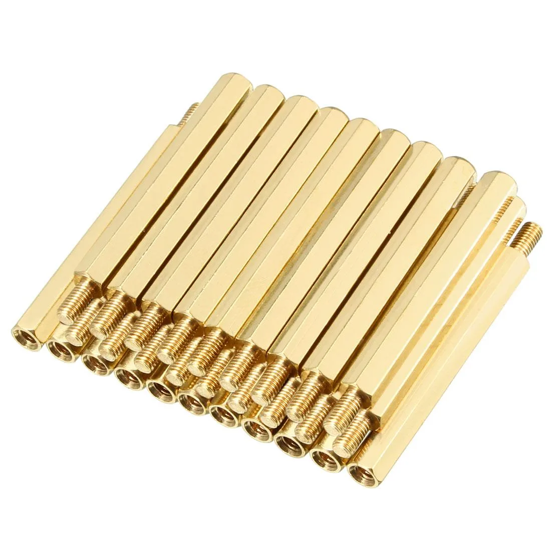Unique-Bargains Unique-Bargains M3 40+6mm Brass Hex Standoff Spacers 30pcs — product photo