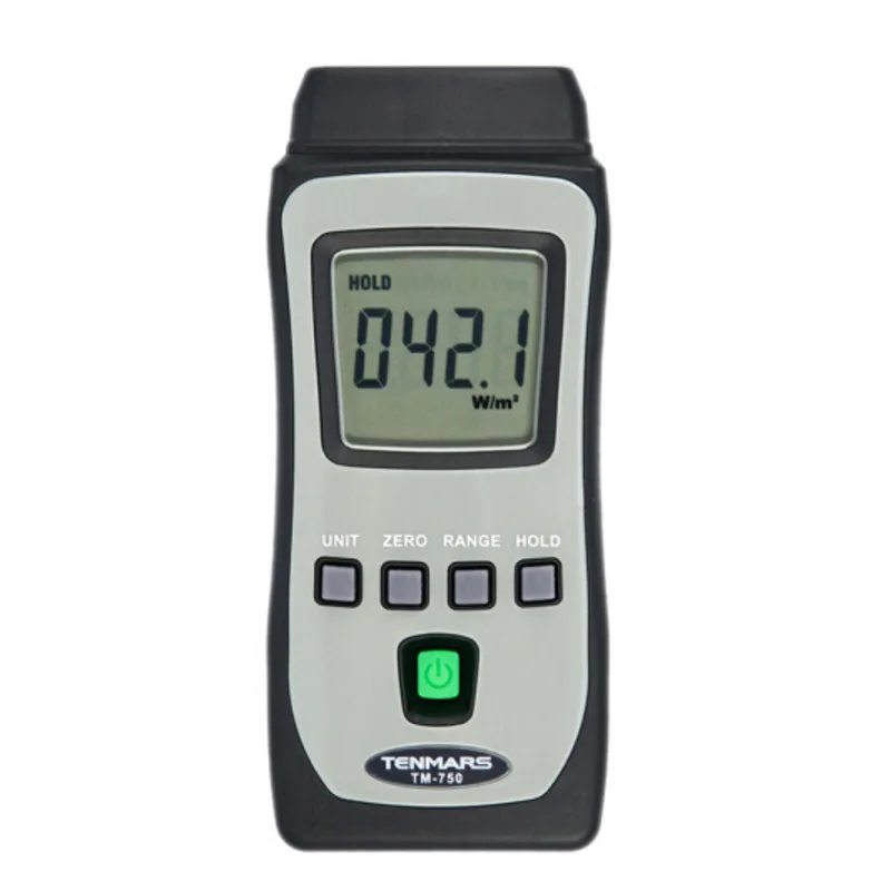 TENMARS ELECTRONICS TENMARS ELECTRONICS TM-750 Solar Power Meter 4000W/m² electrician tool — product photo