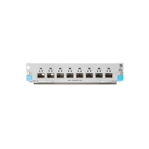 HPE HPE J9993A 8-port 1G/10GbE SFP+ MACsec v3 zl2 server accessory — product photo