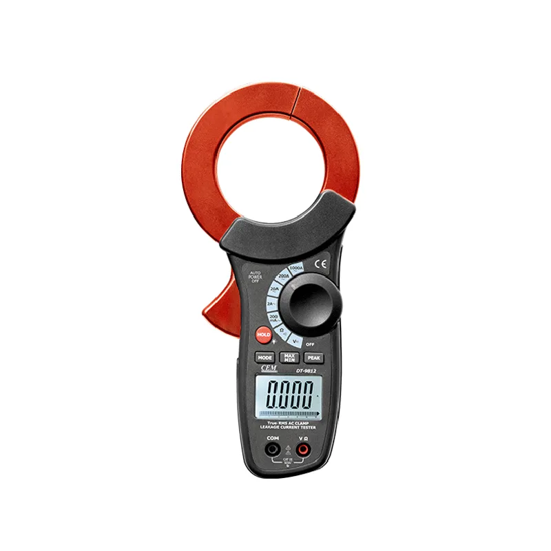 CEM CEM DT-9812 1000A AC Leakage Current Tester 68mm Jaws — product photo