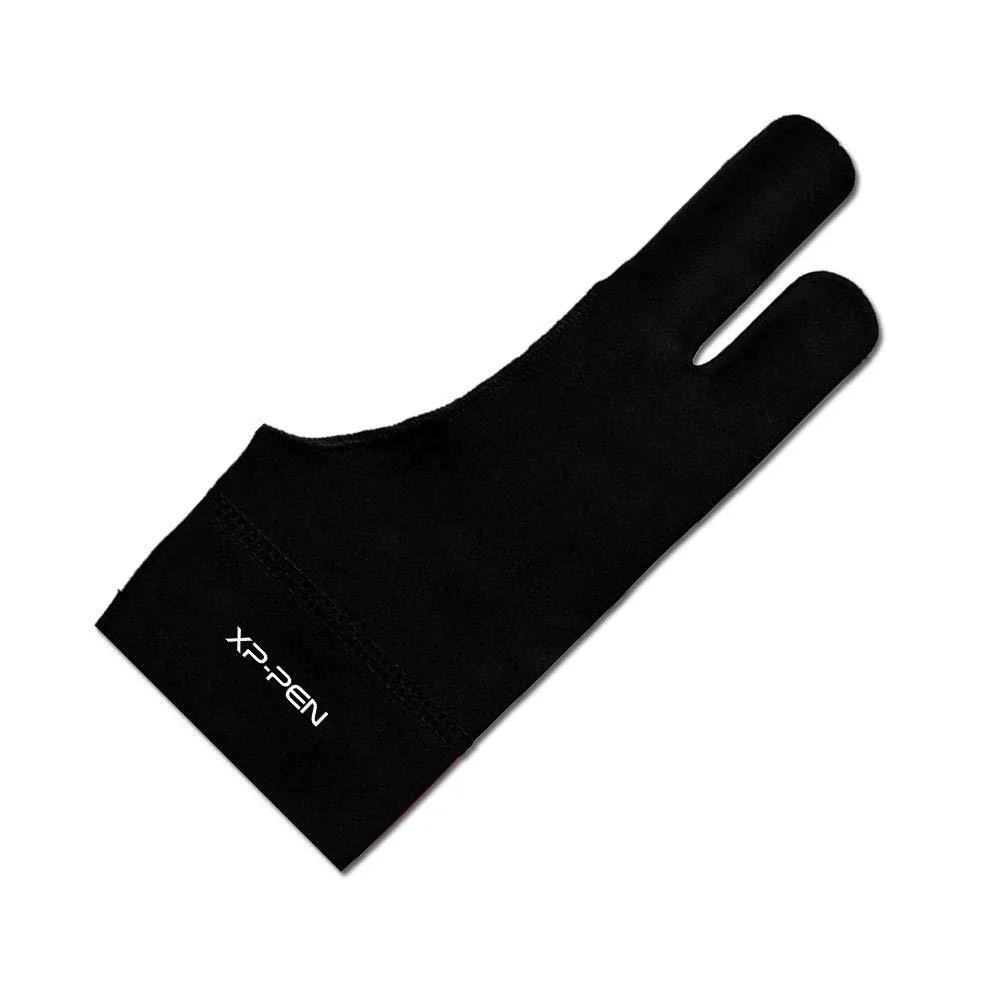  XPPen Drawing Glove 2-Finger Size M Black — product photo