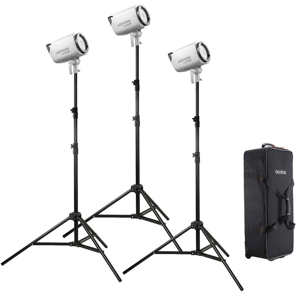 Godox Photo Equipment Co. Ltd Godox Litemons LA150R RGB LED Monolight 3-Light Kit 165W — product photo