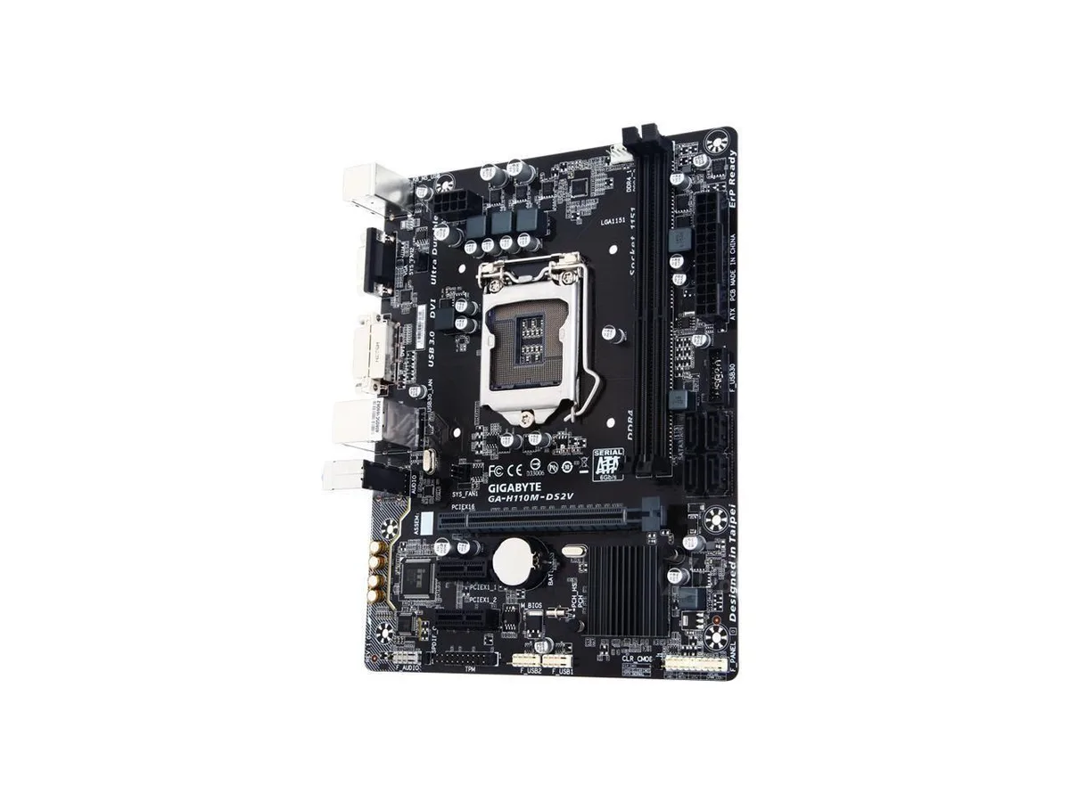 GIGABYTE GIGABYTE GA-H110M-DS2V DDR3 Intel motherboard — product photo