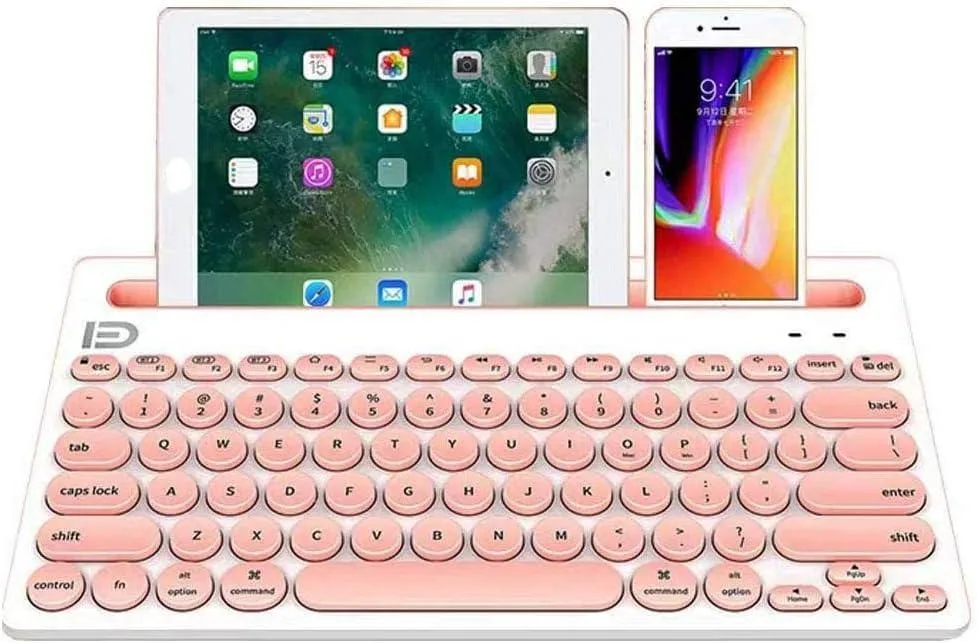 BFKK BFKK Wireless Bluetooth Keyboard 90 Keys Pink 20m 2.4 GHz 250Hz — product photo