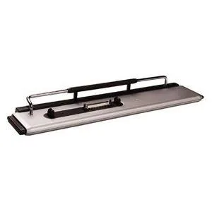 Black rectangular HP docking station with multiple ports visible