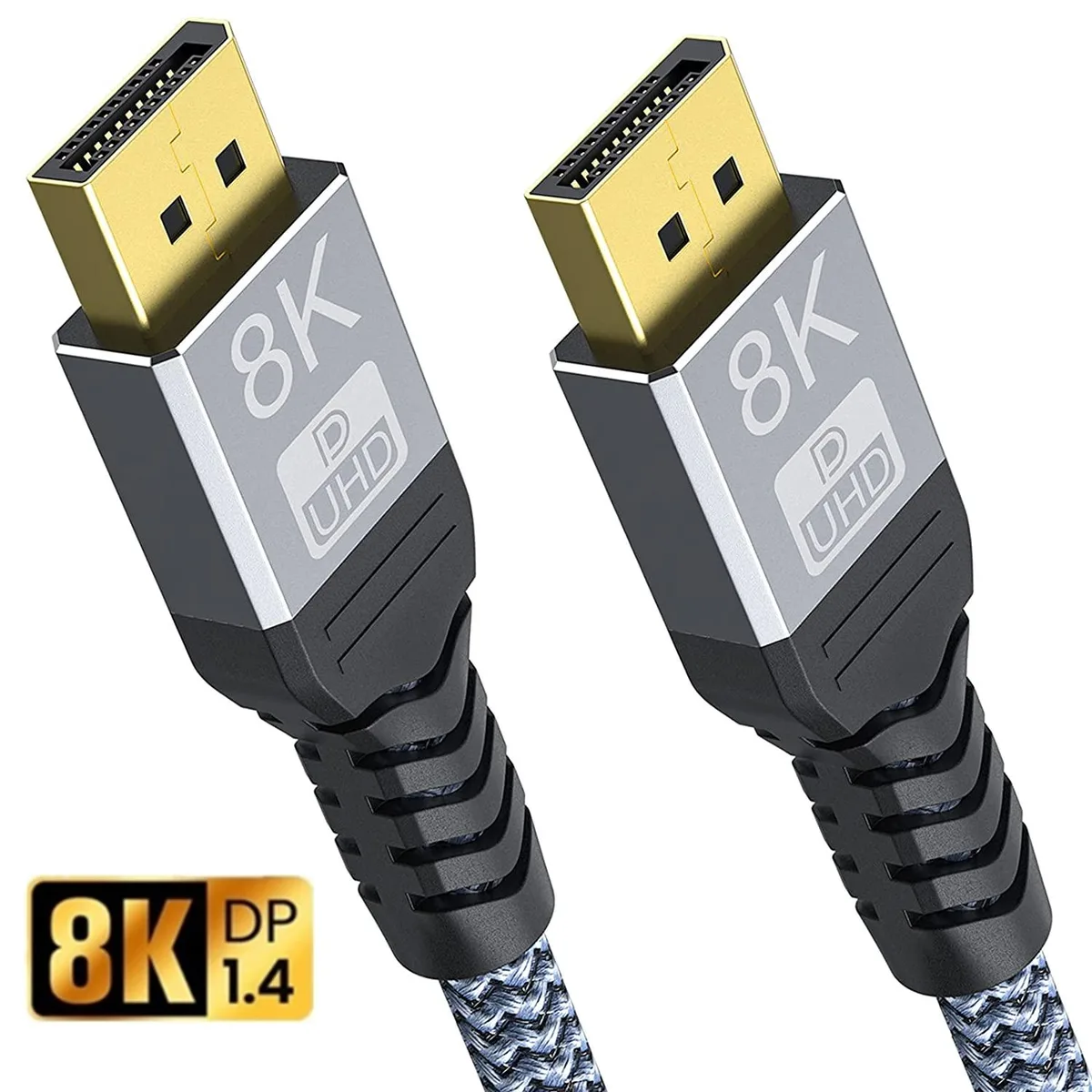 Jansicotek Jansicotek TJ-A044 DisplayPort 1.4 cable 3.3ft 32.4Gbps 8K60Hz HDR — product photo