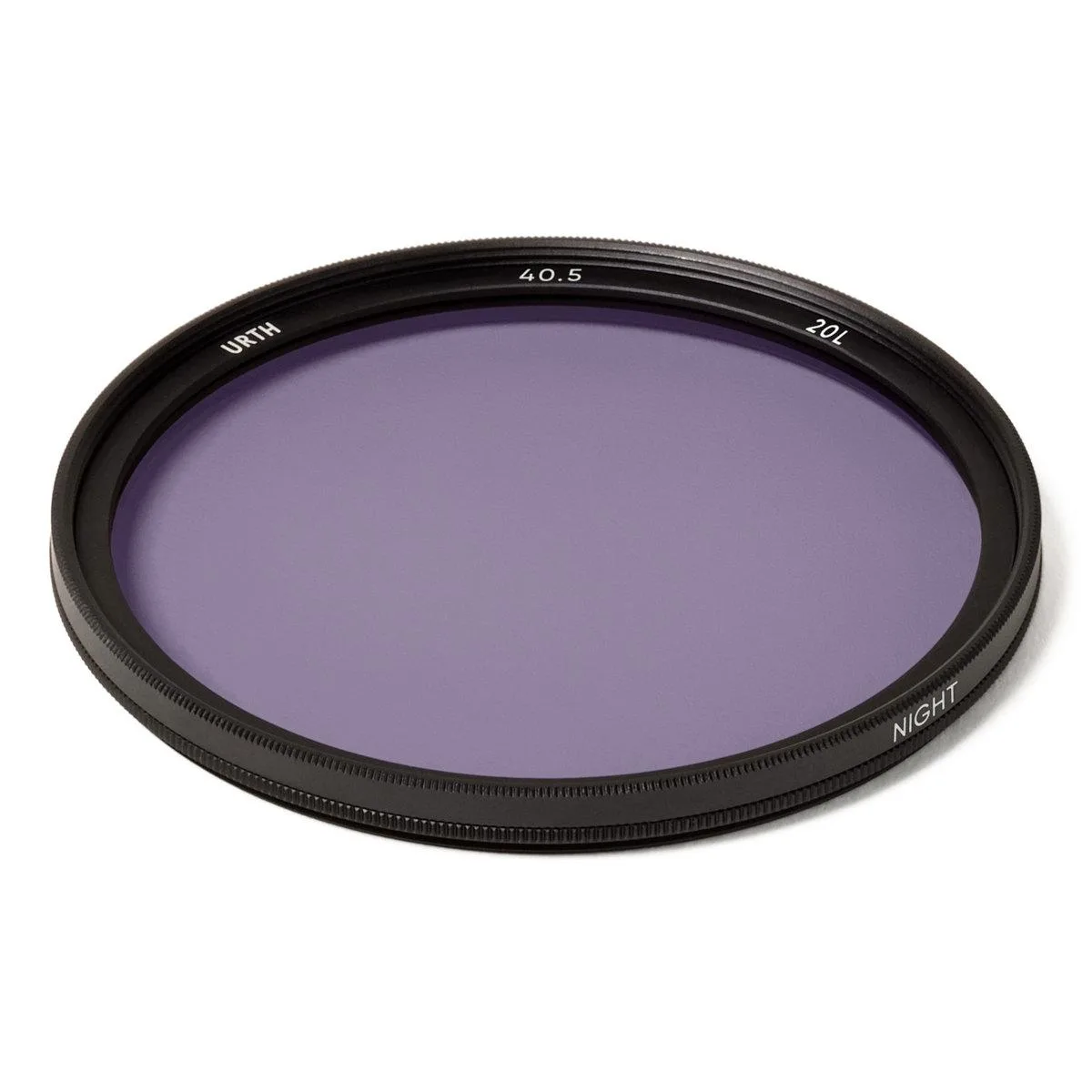 40.5mm circular filter with ultra-slim magnalium rim and coated glass