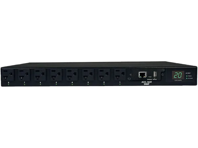 Tripp Lite Tripp Lite PDUMH20ATNET 1.9 kW 120V 20A 1U Switched PDU 16 Outlets — product photo