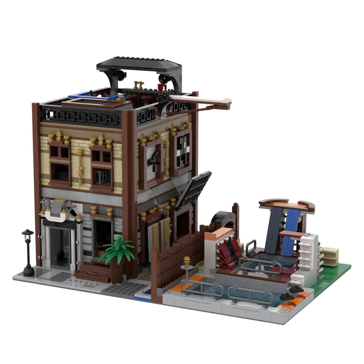 ZITIANYOUBUILD ZITIANYOUBUILD C4607 Water Park Apartment 2423 Parts Educational — product photo