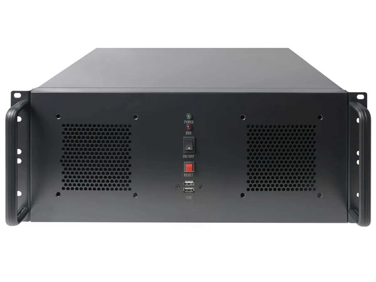 Dongguan Dayi New Material Co.,Ltd Dongguan Dayi New Material Co.,Ltd 4U Ultra-Short Server Chassis 300mm Deep ATX 7 PCIe Slots — product photo