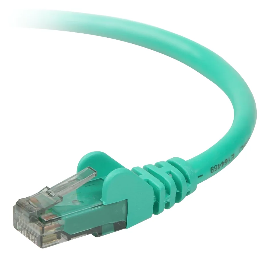 Belkin Belkin A3L980-20-GRN-S Cat 6 network ethernet cable 20 ft green — product photo