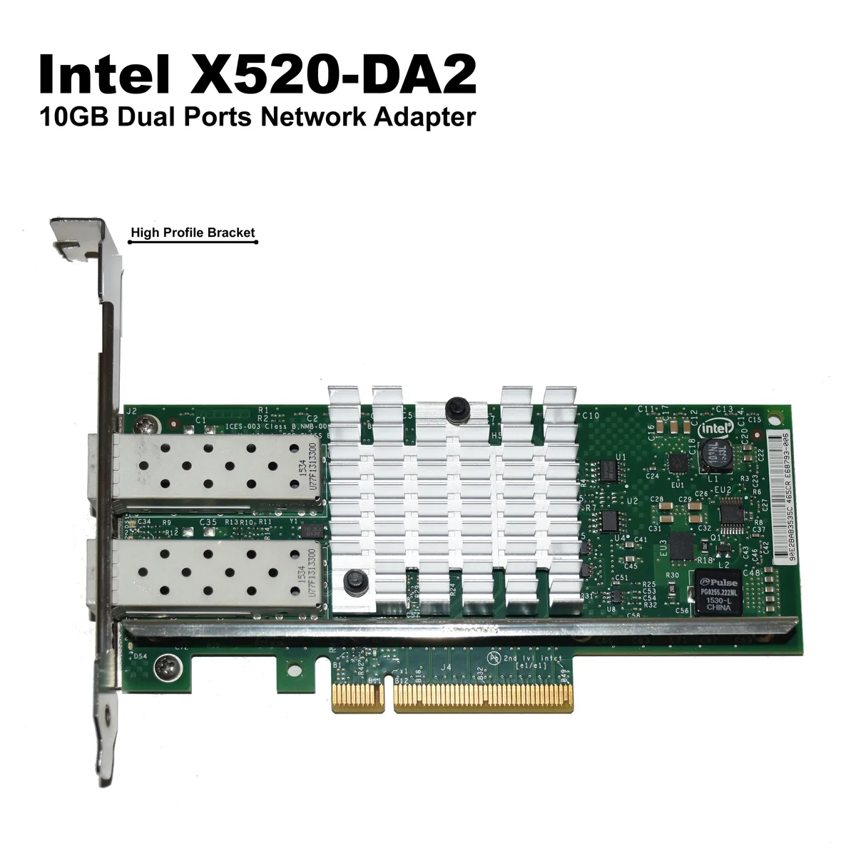 Intel Intel X520-DA2 10Gb Dual Port SFP+ Network Card — product photo