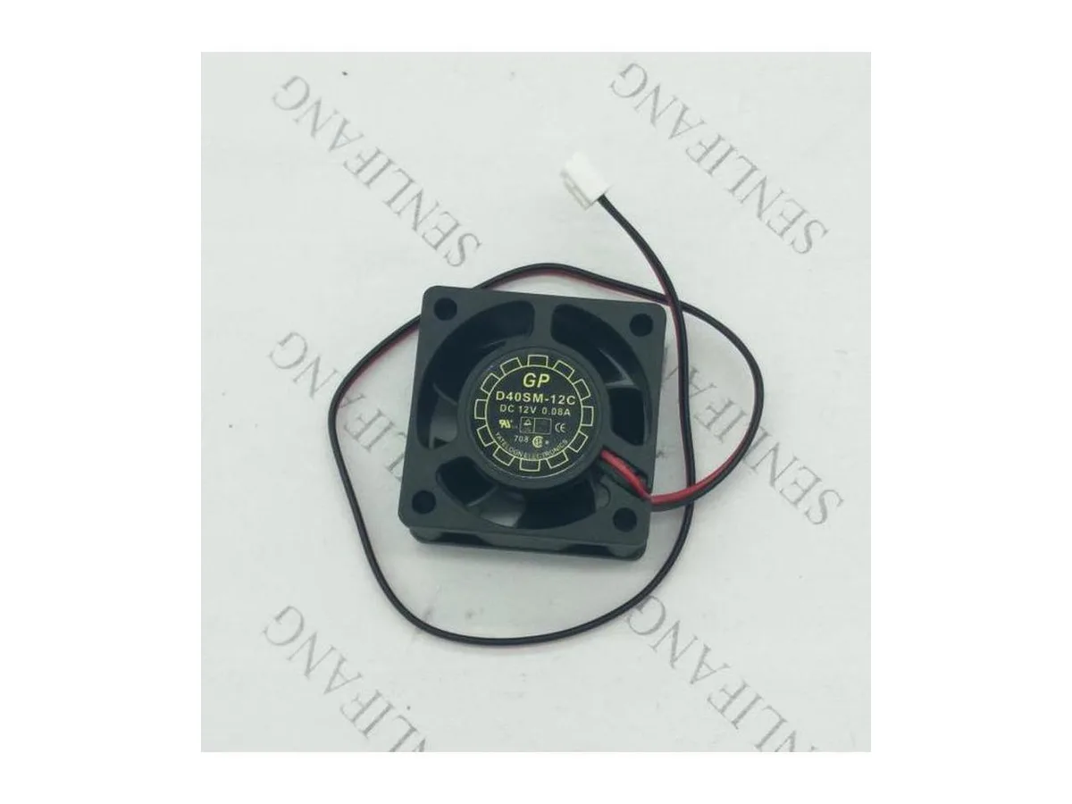 Fans Fans D40SM-12C 12V 40x40x20mm 2-wire case fan — product photo