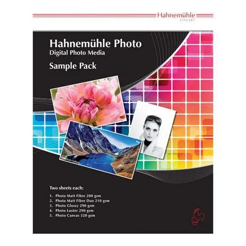 Hahnemuhle Hahnemuhle Fine Art Inkjet Photo Paper Sample Pack 8.5x11" 10 Sheets — product photo