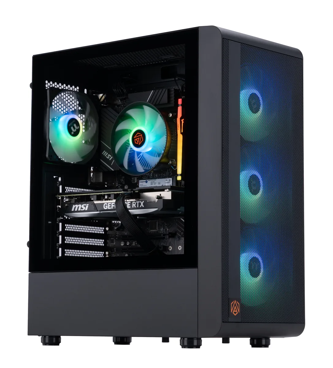 ABS ABS SA13400F4070 Stratos Aqua gaming PC i5-13400F RTX 4070 16GB DDR5 1TB NVMe — product photo