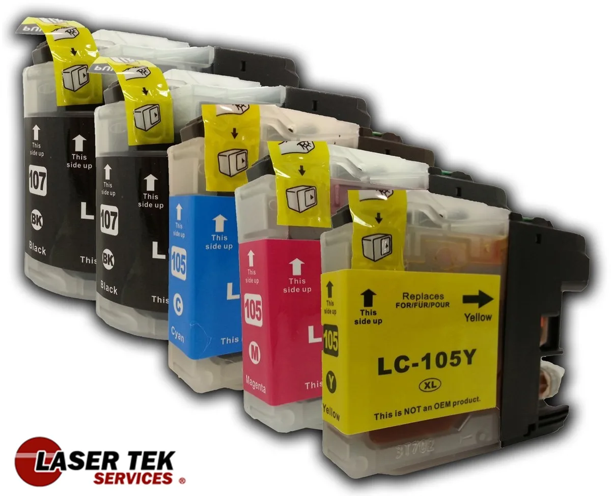 Laser Tek Services Laser Tek Services LC107/LC105 5-Pack Ink Cartridges — product photo