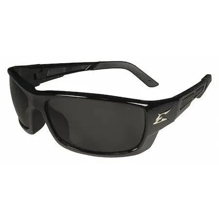 Edge Eyewear Edge Eyewear PM116 Mazeno Slim Fit Safety Glasses Smoke Lens Black Frame — product photo