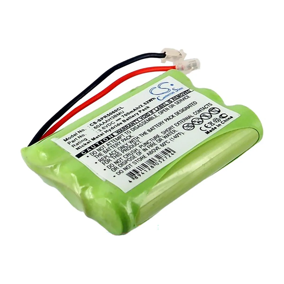 Cameron &amp; Co Cameron &amp; Co telephone accessory battery 3.6V 700mAh Ni-MH green — product photo