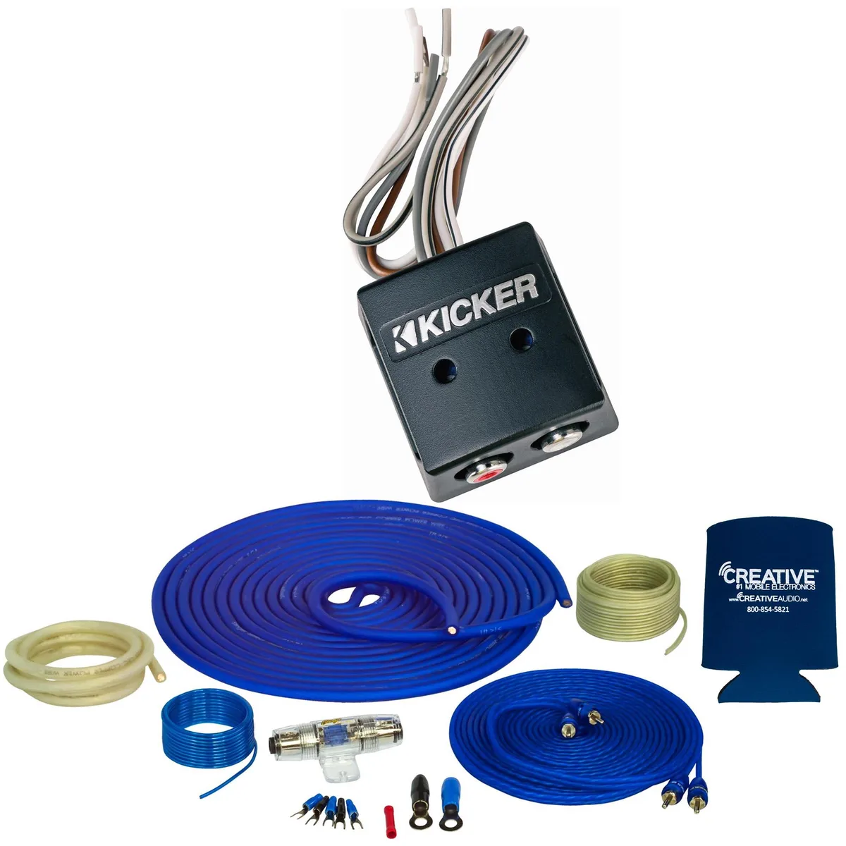 STINGER STINGER SS1200XS 4GA Copper 1200W Kit with Kicker 46KISLOC Factory Integration — product photo