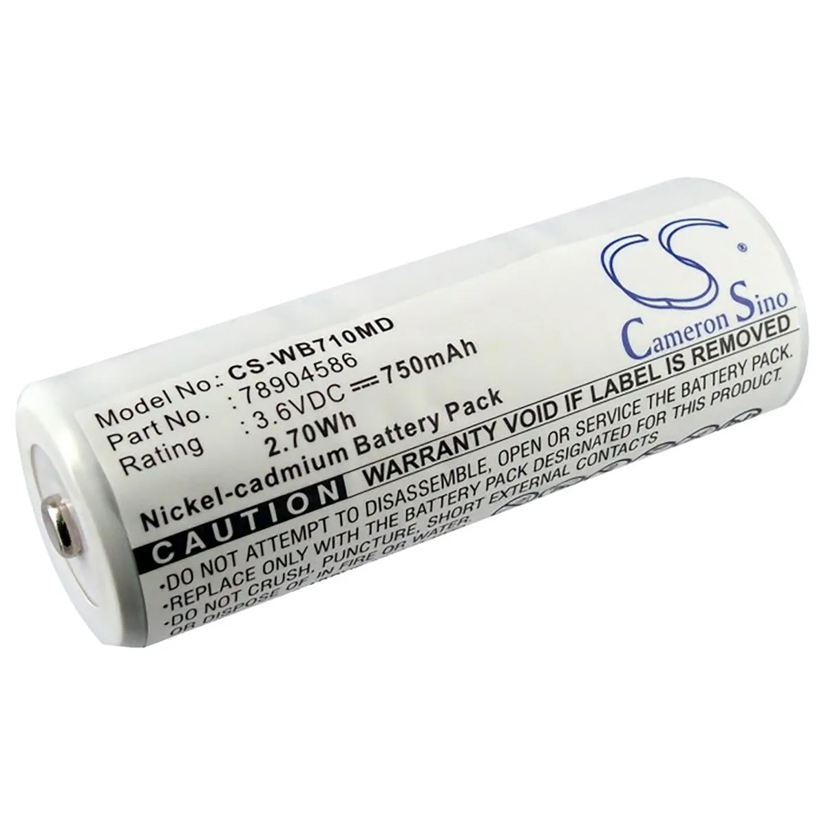 Cameron &amp; Co Cameron &amp; Co DS-CS-WB710MD Ni-CD 3.6V 750mAh video accessory — product photo