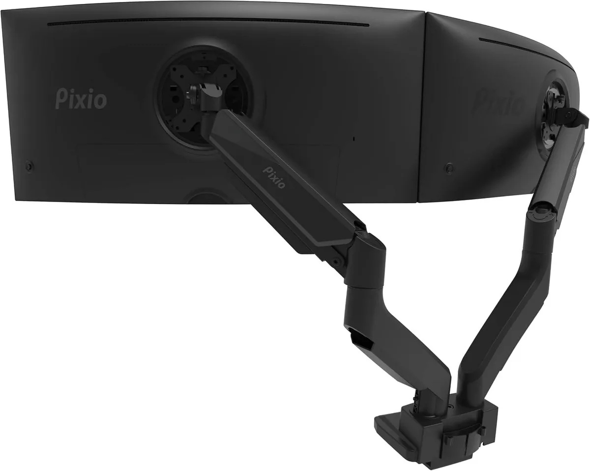 PISKEKAT PISKEKAT Dual Monitor Arm Mounting Rack 17-35" 33 lbs VESA 75x75 100x100 — product photo