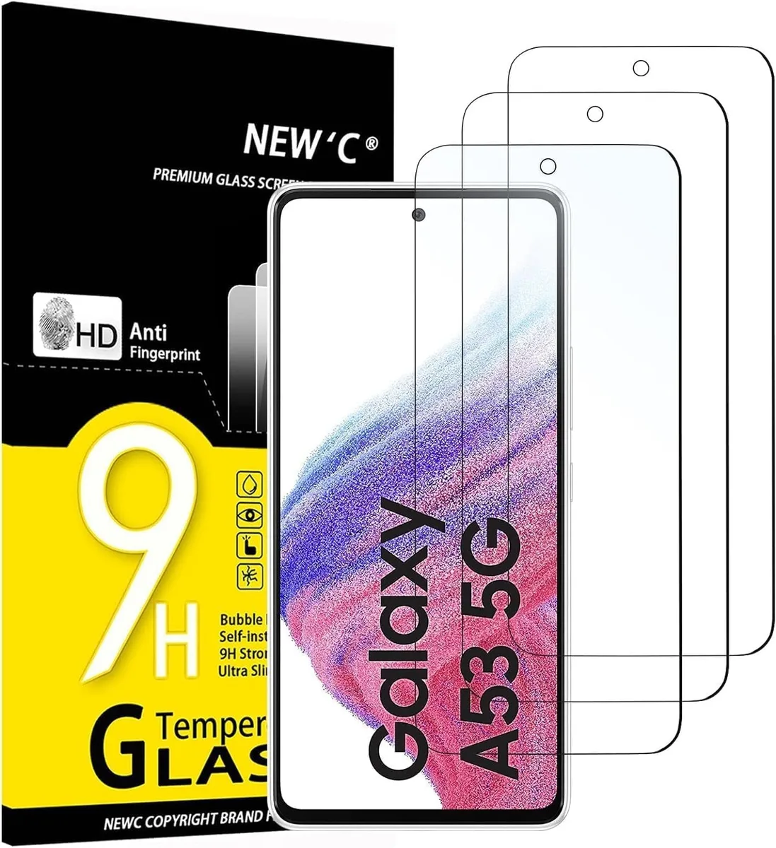 NuoTo NuoTo 3 Pack Screen Protector for Galaxy A53 5G 0.33 mm — product photo