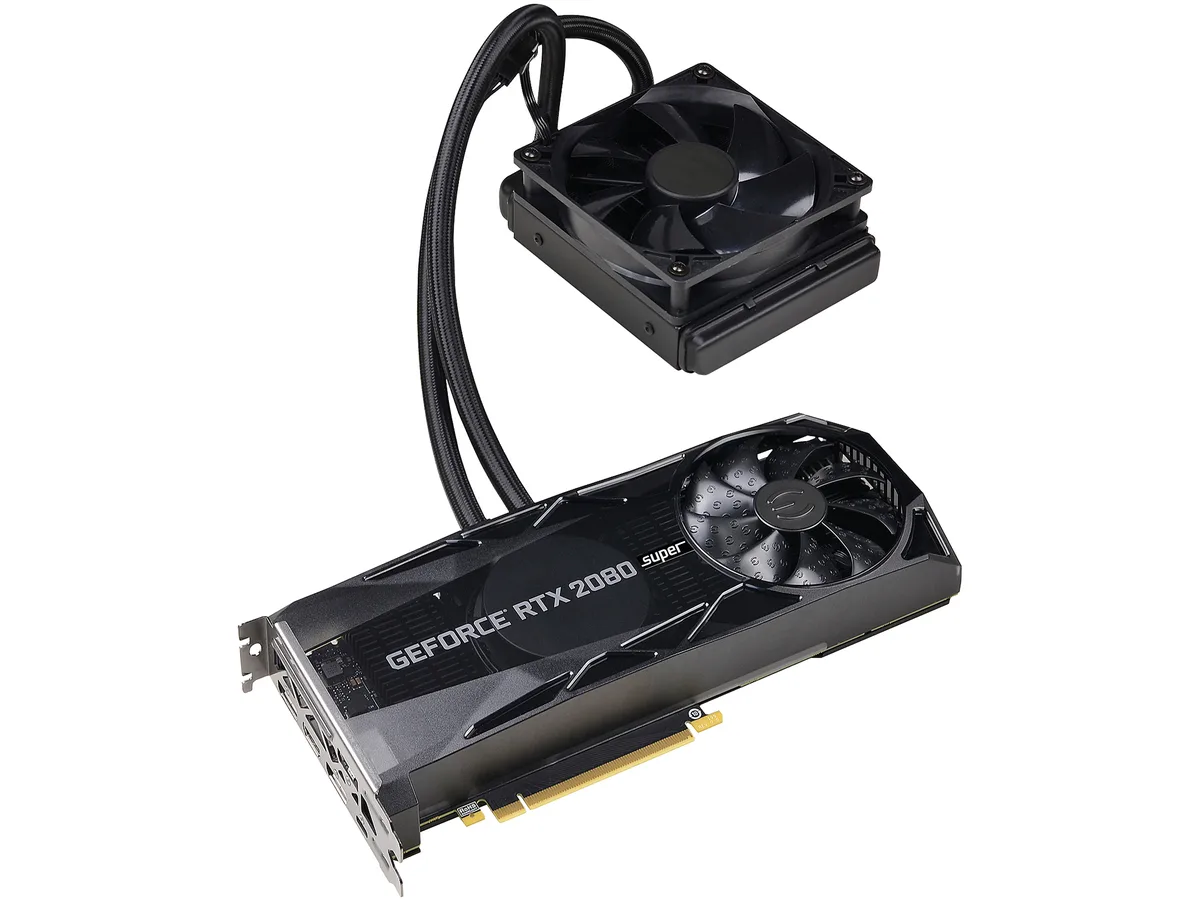 EVGA EVGA GeForce RTX 2080 SUPER XC HYBRID 08G-P4-3188-KR graphics card — product photo