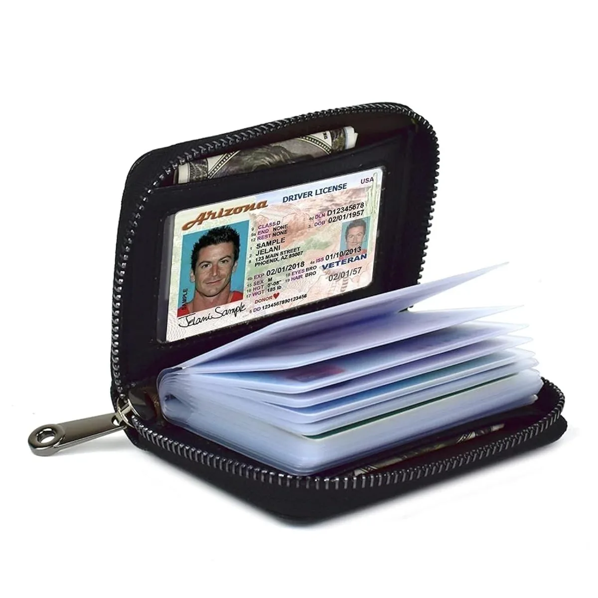  Lacheln B0115-1/Us RFID Wallet 20 Slots Black — product photo