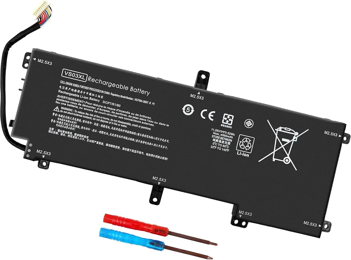 BFKK BFKK VS03XL laptop battery 52Wh 11.55V 3-cell — product photo