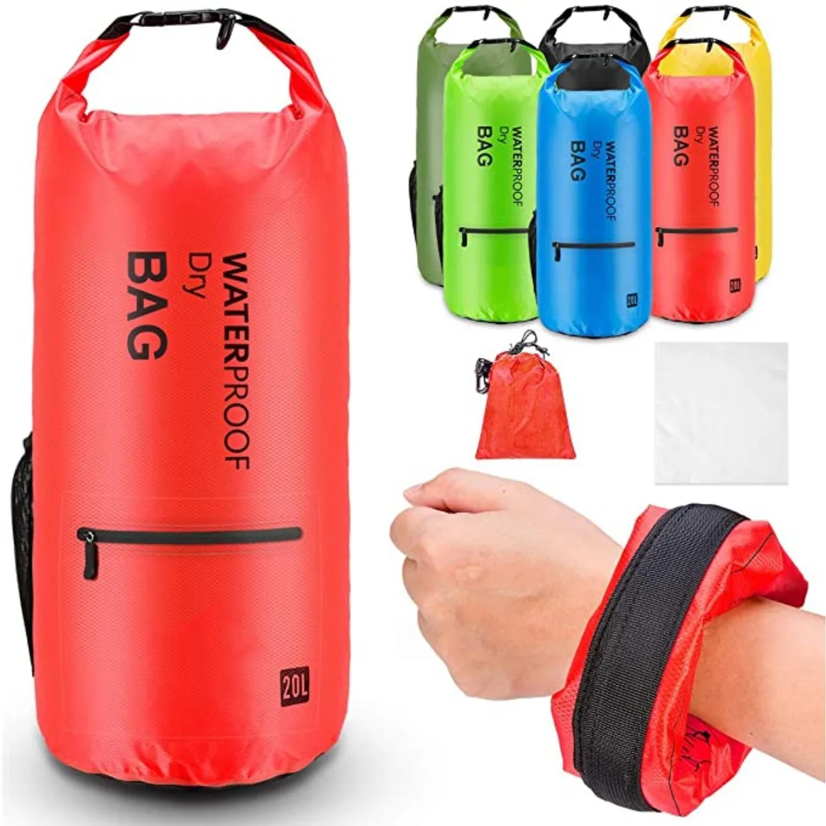 Altatac Altatac Alta-Bag 10L Orange Waterproof Dry Bag Backpack — product photo