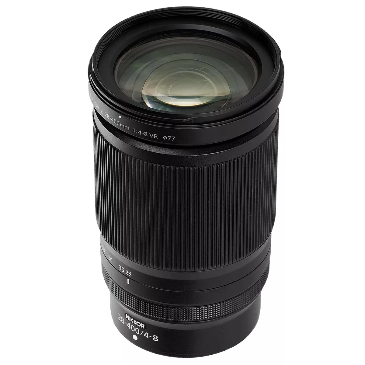 Nikon Global Nikon NIKKOR Z 28-400mm f/4-8 VR camera lens — product photo