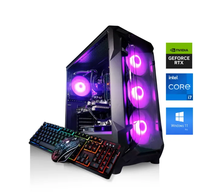 Custom Custom Odyssey Flux Gaming PC i7-9700 RTX 4060 32GB 1TB — product photo