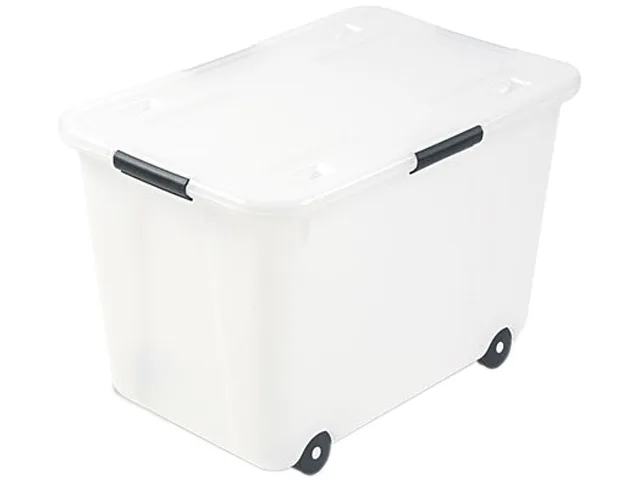 Advantus Advantus 34009 Rolling Storage Box 15 Gallon Clear — product photo