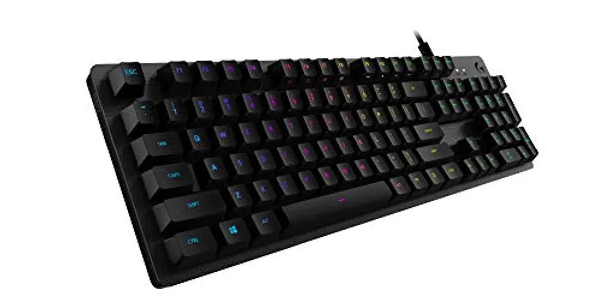 Logitech Logitech RNAB07KMLLPPW G512 Carbon RGB Gaming Keyboard GX Blue Clicky — product photo