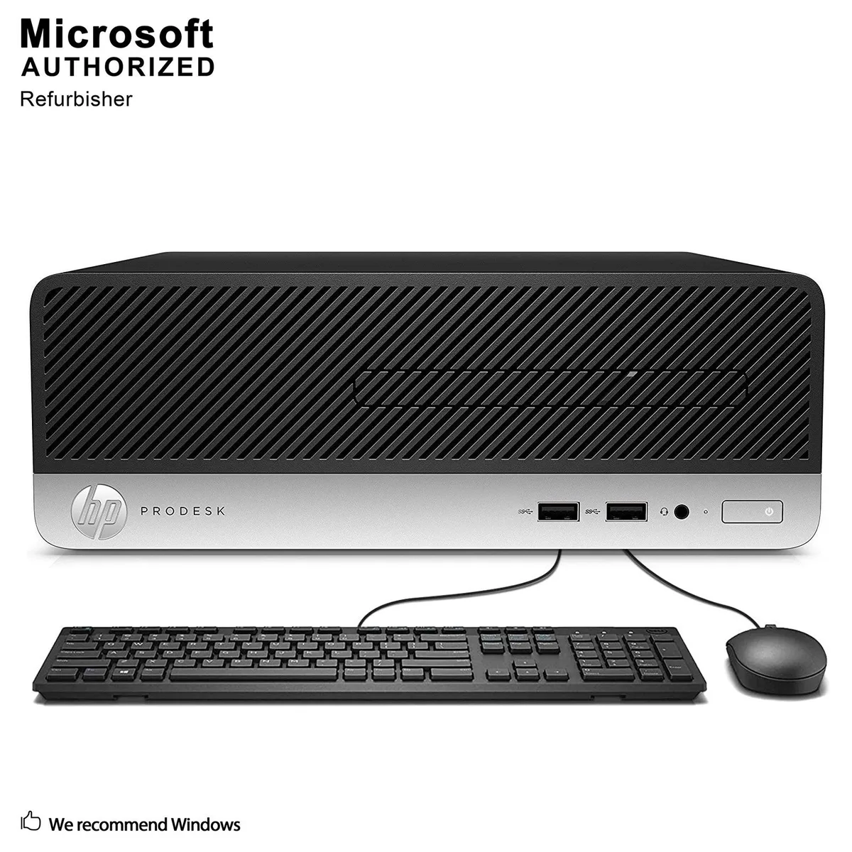 HP HP ProDesk 400 G5 desktop PC i5-8500 3.0GHz 8GB DDR4 1TB HDD Windows 10 Pro — product photo